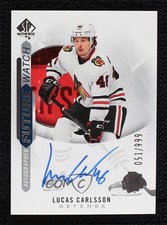 2020-21 SP Authentic Auto Future Watch 51/999 Lucas Carlsson #221 Auto 1u6