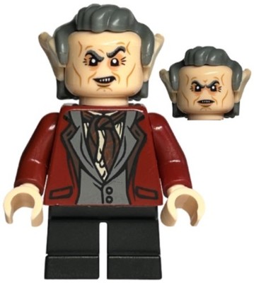 LEGO  Minifig hp318 - Griphook - Dark Red Jacket Minifigur Neuware