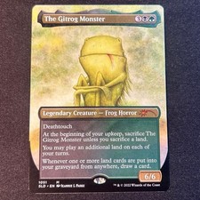 MTG The Gitrog Monster Secret Lair Card - Unused Unused Minor Initial Wear