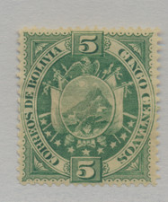 Bolivia Stamp Scott #42, Mint Hinged