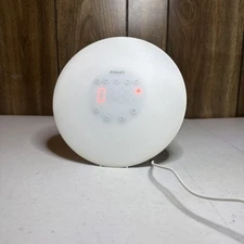 Philips Wake-Up Light, Sunrise Simulation, Bedside Lamp, HF3505.  Tested & Works
