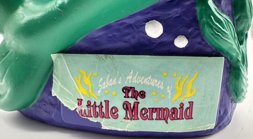 Saban Entertainment 1991 Plastic Coin Bank Little Mermaid Sabans Adventures - 第 8/10 張圖片