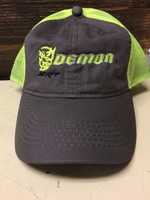 Dodge Challenger Demon Gray And Neon Yellow/green Cap Dodge Challenger Demon Gray And Neon Yellow/green Cap