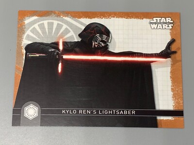 Topps Star Wars Rise Of Skywalker Series 2 Weapons Bronze /50 Kylo s Lightsaber