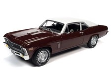 CHEVROLET Nova SS 396 - 1970 - ciliegia nera - Auto World 1:18