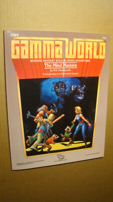 GAMMA WORLD GW4 - MIND MASTERS *NEW MINT 9.8* DUNGEONS DRAGONS MODULE
