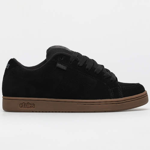 ETNIES KINGPIN BLACK & GUM SKATE SKATEBOARD SHOES SNEAKERS RUNNERS BRAND NEW - Picture 2 of 9
