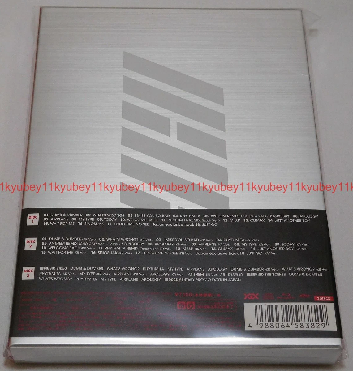 iKON WELCOME BACK COMPLETE EDITION First Limited 2 CD Blu-ray Photobook Japan
