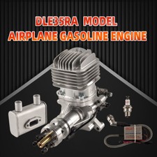 RC Airplane DLE 35RA 35CC Rear Exhaust Single Cylinder Two Stroke Gas Engine