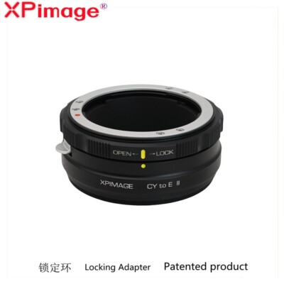XPimage Locking Adapter for Contax Yashica CY Mount Lens to Sony E mount camera