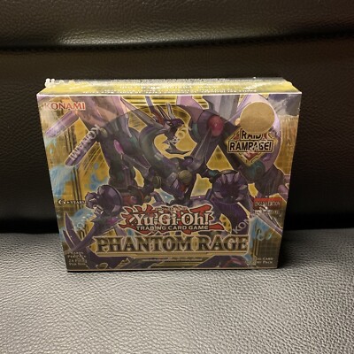 YUGIOH PHANTOM RAGE BOOSTER BOX 1ST EDITION FACTORY SEALED English | eBay