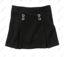 Gymboree Girls 6 Tres Fabulous black button Skort NWT Vintage 2010
