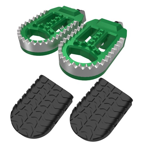 Fit For Kawasaki KLR650 1987-2018 2022-2024 Wide Enlarged Foot Pegs Footrest Set - Picture 22 of 24