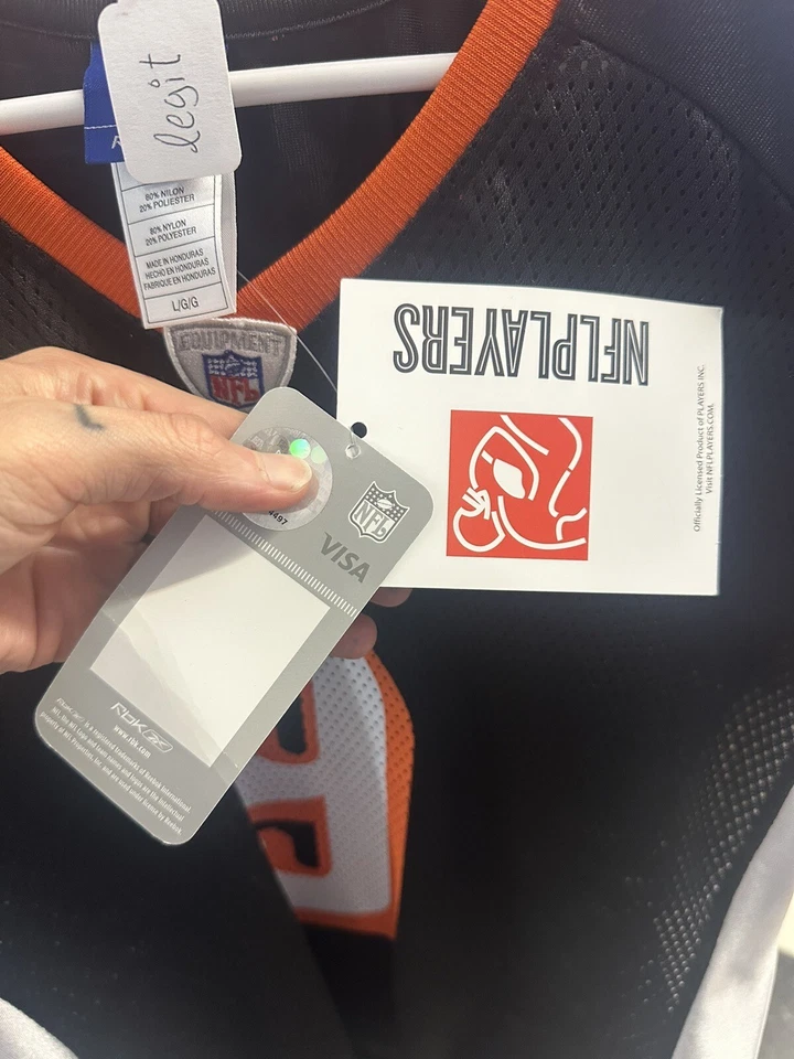 Camiseta vintage Carson Palmer Cincinnati Bengals para mujer talla grande Deadstock nueva con etiquetas Foto 3 de 4