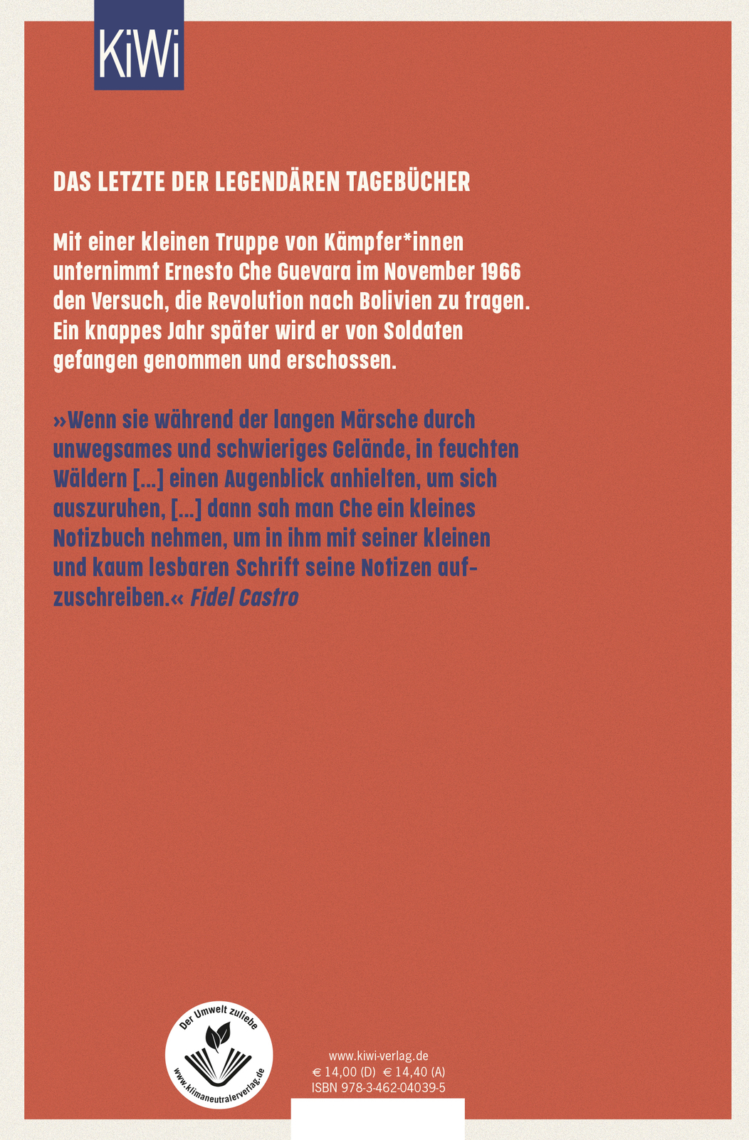 Thumbnail - Ernesto Che Guevara / Bolivianisches Tagebuch