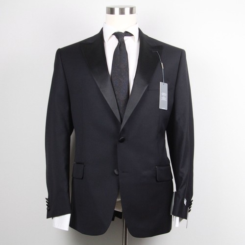 44R Michel Kors Men's 2-pc Tuxedo Suit Blazer Pants 34Wx30L E05593 - Picture 3 of 13