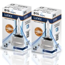 2 x D1S Genuine LUNEX XENON 6000K HID BULB compatible with 66043 66144 85410 UB