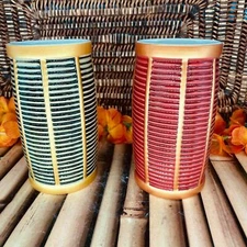 Trader Vic's Marine Tumbler Starboard Green & Port Red Tiki Mugs