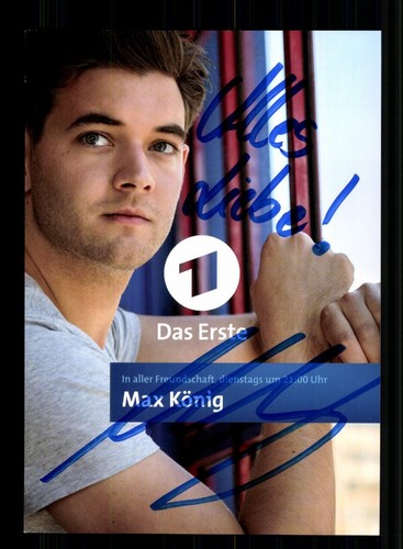 Max König In aller Freundschaft Autogrammkarte Original Signiert # BC 214030