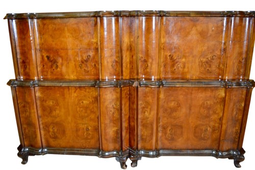 elegante grande letto matrimoniale Decò primi '900 francese 180 cm - Foto 11 di 18