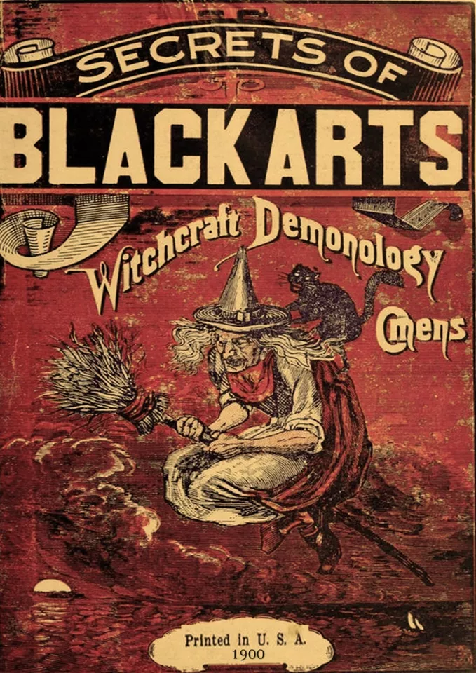 antique book witchcraft black magic occult sorcery satanic esoteric manuscript 1 - Image 2 of 4