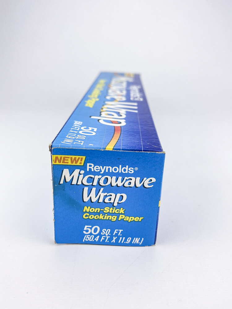 Vintage Reynolds Microwave Wrap Non Stick Cooking Paper 50 sq ft 90s