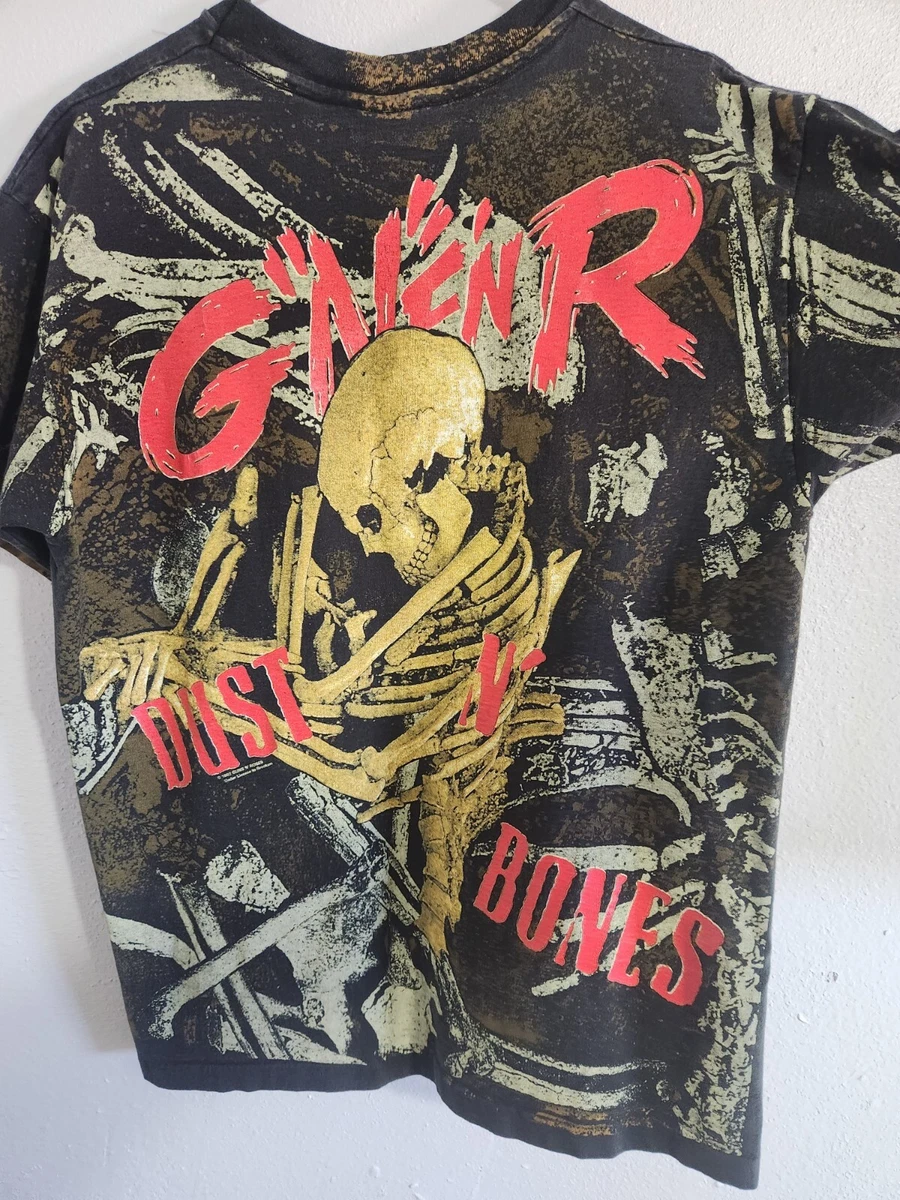 Vintage 1992 DUST N' BONES Guns n' Roses shirt All over