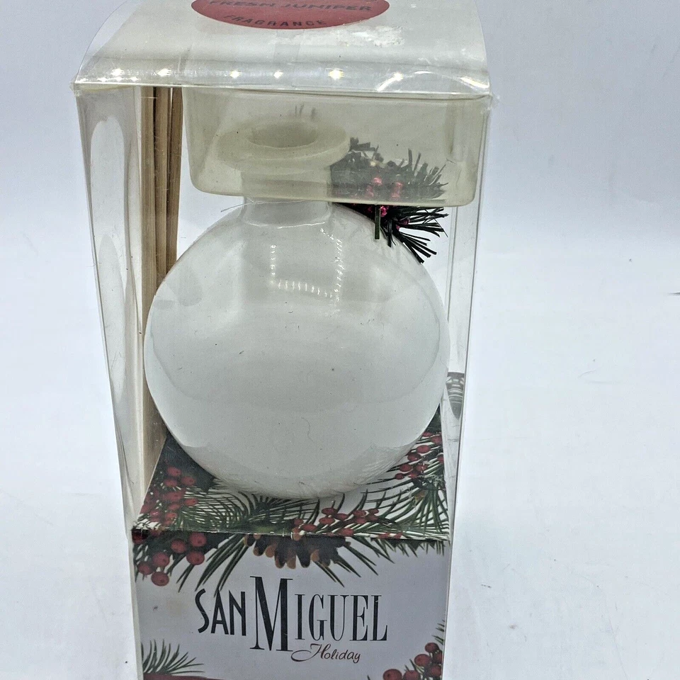 San Miguel Fragrance Diffuser Fresh Juniper Scent 1.4 fl oz White Bottle - Image 2 of 4