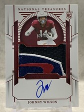 2024 National Treasure Collegiate - SICK RPA Patch AUTO - Johnny Wilson 2/10