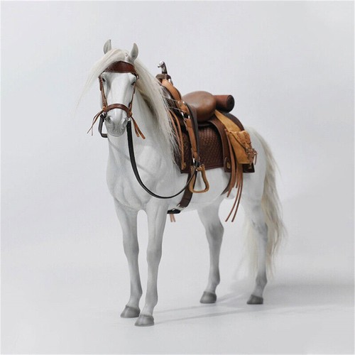 Modellino animale cavallo JXK 1/6 con sella GK scena model toy nuovo senza personaggi - Foto 6 di 10