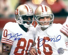 Joe Montana and Jerry Rice Reproduction signed archival quality photo 01
