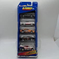 Hot Wheels 5-Car Gift Pack G-Force Stunt Riders Porsche Ferrari Camaro 18829 NEW