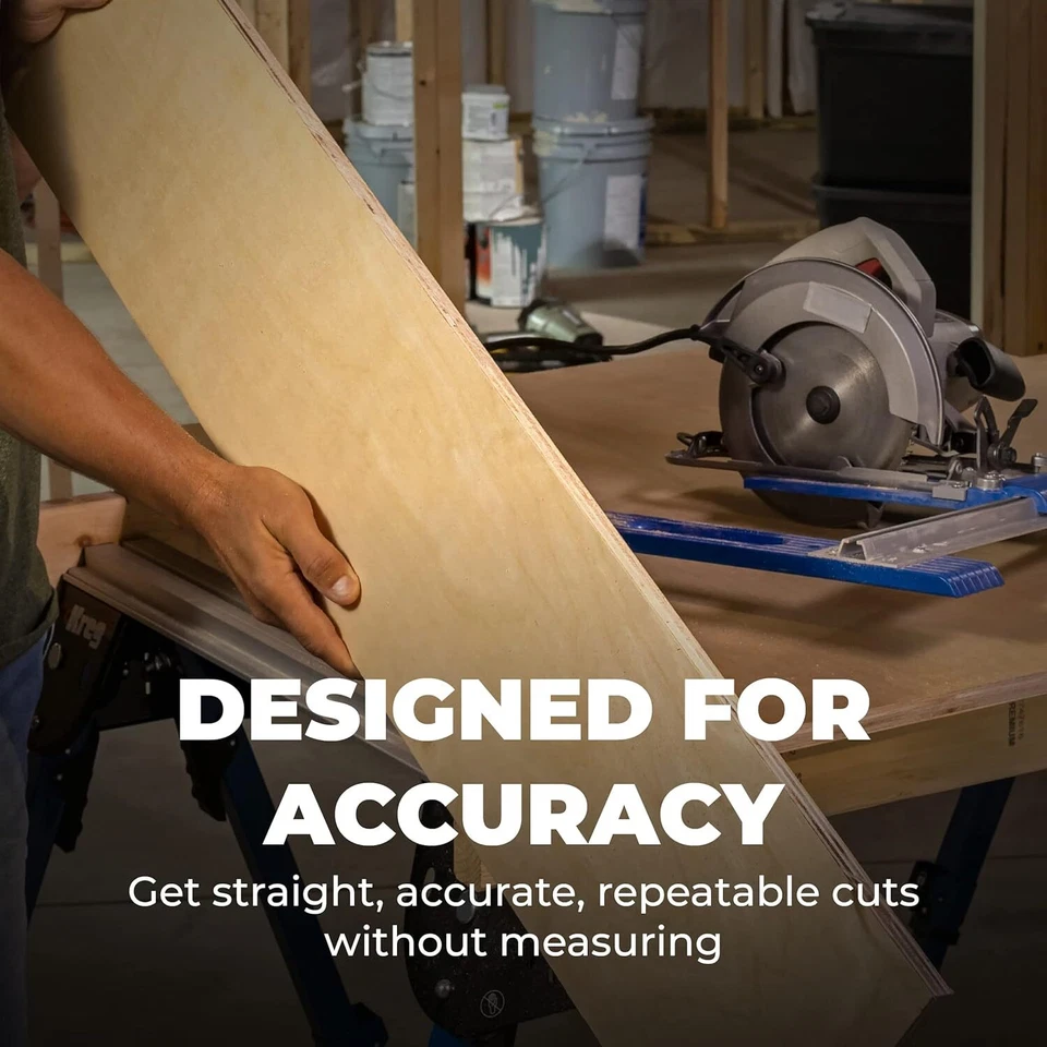 Kreg KMA2685 Rip-Cut Circular Saw Guide, Blue - Image 3 of 4