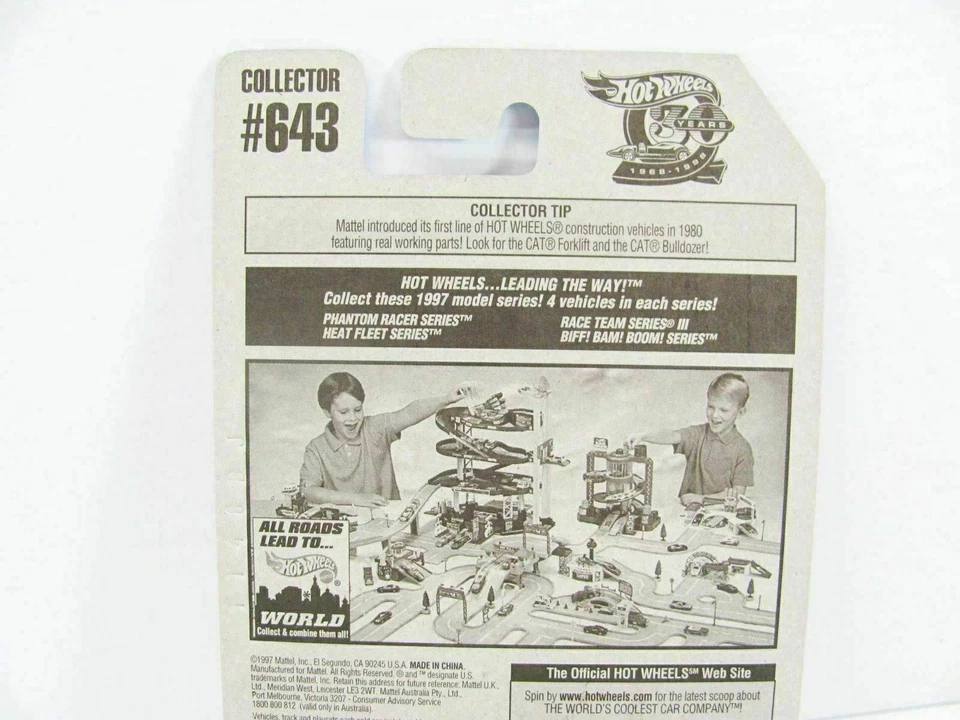 1 NUEVO Hot Wheels Die Cast Coleccionable - Excavadora Amarilla - 1998a Foto 4 de 4