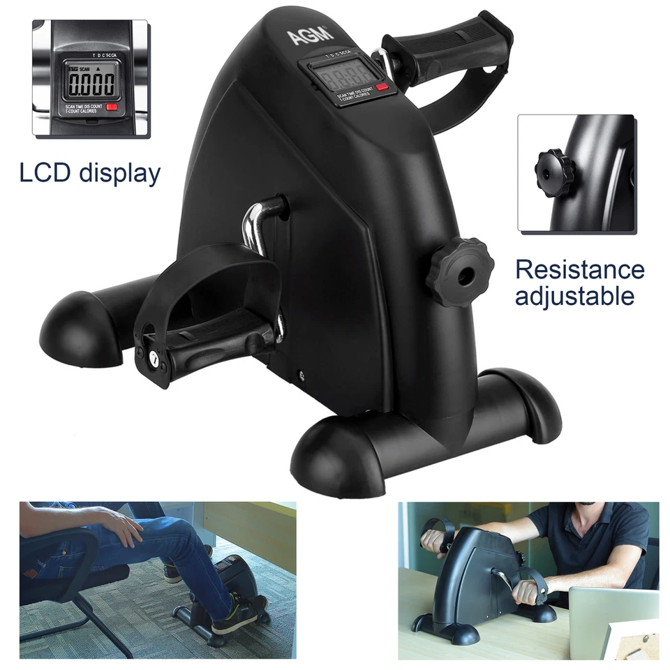 AGM Mini Fitnessbike Arm-und Beintrainer Heimtrainer Pedaltrainer Trimmrad Fahrrad