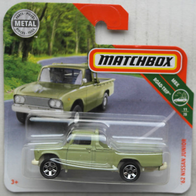 Matchbox 1962 Nissan Junior Pickup Truck hellolivgrün Neu/OVP Radvariante MBX 62