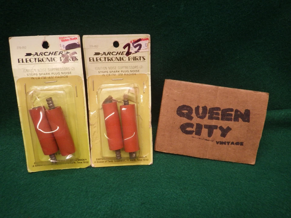 NOS Radio Shack electronics Auto spark plug ignition noise filters Lot of 4 - Image 2 of 4