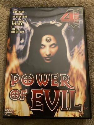 Power Of Evil: Unhinged, Harvesters, Die Hard Dracula, Girl's Night Out (DVD)
