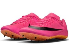 NIKE UNISEX ZOOM RIVAL SPRINT TRACK SHOES WITH SPIKES AND BAG MEN 14/WOMEN 15.5