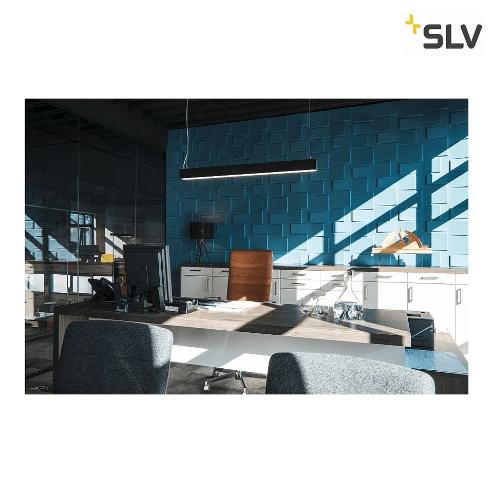 LED Profil-Pendelleuchte GLENOS, 100.5cm, UGR < 28, dimmbar 1-10V, 43W 4000K 330 - Bild 3 von 4