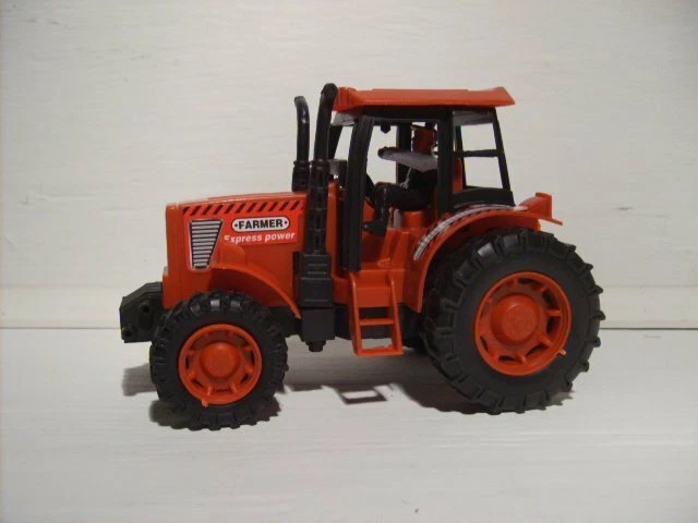 Assorted Toy Tractors Free wheeling Push Action Farm Vehicles Ty110c Vintage - Image 3 of 4