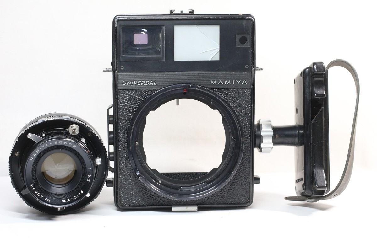Mamiya Universal Press Film Camera + Sekor 100mm F/3.5 Lens