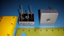 Rectifier Bridge, 25A, 200V, Through Hole, Metal Case, MICROSEMI, MB252W, 2 Pcs