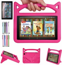 For 2022/2020 Amazon Fire HD 8 8" Tablet (12th/10th Gen) Kids Case Rugged Stand