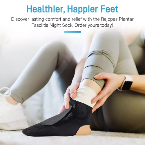 Plantar Fasciitis Night Splint Sock Gentle Foot Support for Pain Relief M Size - Picture 3 of 4
