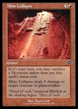 2021 Mine Collapse Modern Horizons II Common MTG #RETRO