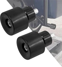 HDBUBALUS Motorcycle Crash Bar Guard Ball Engine Collision All Black 