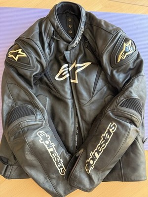 Alpinestars Motorrad Lederjacke Gr. 60 XXL/XXXL