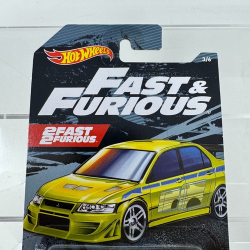 Hot Wheels Fast & Furious 2Fast 2Furious 3/6 Mitsubishi Lancer Evolution VHTF - Picture 7 of 12