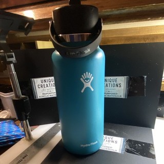 Hydro Wide Mouth Blue Stainless Insulated Bottle